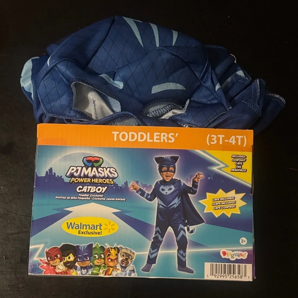 Power héroes Disguise Catboy Costume for Toddlers‎ - Blue